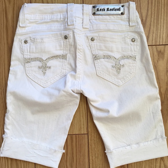 Rock Revival Denim - ROCK REVIVAL “AIDA” CUFFED BERMUDA SHORTS